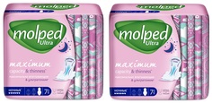 Прокладки Molped Ultra Ночные с крылышками 2х7шт