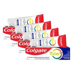 Комплект Зубная паста Colgate Total Профессиональная Чистка Отбеливающая 75 мл х 4 шт.