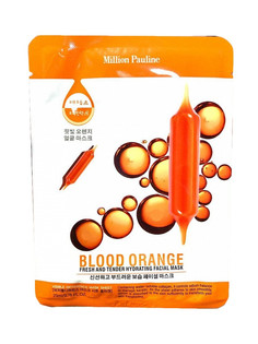 Тканевая маска для лица Million Pauline Fresh And Tender Hydrating Facial Mask Blood Orang