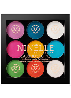 Палетка теней Ninelle для век 9 ярких оттенков Caleidoscopio 525 мультицветный