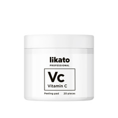 Пилинг-пэды Likato Professional для совершенной кожи с AHА-кислотами и витамином С
