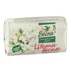 Мыло туалетное Весна Цветы весны подснежник, 90 г