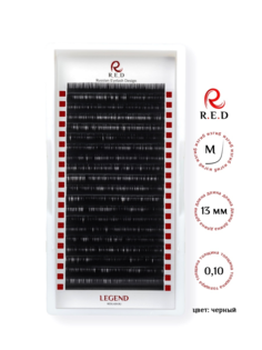Ресницы RED Legend Single M new 0.10 13mm 20 линий