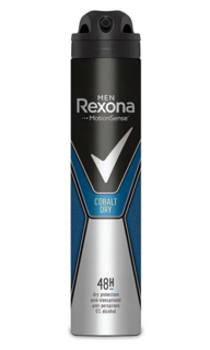 Мужской антибактериальный дезодорант–спрей Rexona Men Cobalt Dry, 200 мл