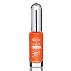 Краска для дизайна ногтей Kiss Оранжевая Nail Paint Neon Orange PA13 7,5мл