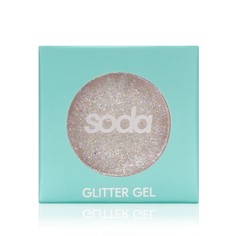 Глиттер - гель Soda Glitter Gel #bizarreshine 001 , 1,5г