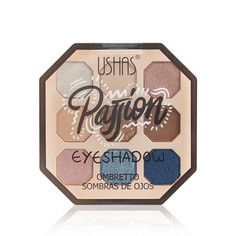 Палетка теней для век USHAS Passion 9 цветов, 11,7г