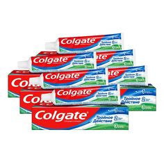 Комплект Зубная паста Colgate Тройное Действие Натуральная мята 50 мл х 6 шт.