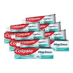 Комплект Зубная паста Colgate МАКС БЛЕСК Кристальная мята 50 мл х 6 шт.