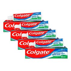 Комплект Зубная паста Colgate Тройное Действие Натуральная мята 100 мл х 4 шт.