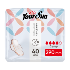 Женские гигиенические прокладки YourSun Super 29 см, 40 шт.