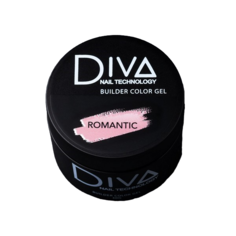 Гель для наращивания ногтей Diva Nail Technology камуфлирующий тепло-розовый 30 г