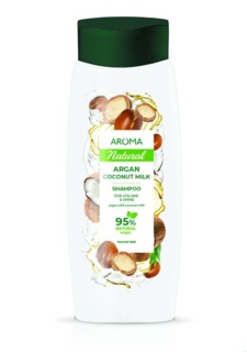 Шампунь Aroma Natural Argan and coconut milk для всех типов волос 400 мл
