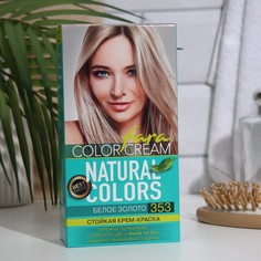 Краска для волос Fara Natural Colors, тон 353, белое золото, 160 г No Brand
