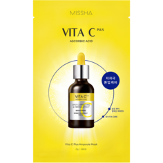 Маска для лица MISSHA Коррекция пигментации Vita C Plus с витамином С, 27 г
