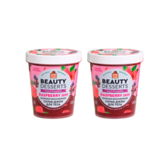 Скраб-джем для тела Beauty deserts омолаживающий малиновый 230мл2 шт Global Bio Cosmetic