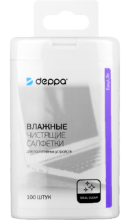 Салфетки чистящие Deppa 100 шт