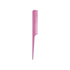 Расческа Melon Pro пластмассовая хвостик, 220 мм, розовая
