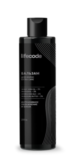 Бальзам lifecode для всех типов волос увлажняющий от секущихся кончиков 250 мл