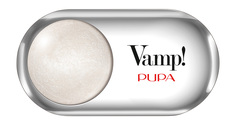 Запеченные тени для век Pupa Vamp! Wet&Dry Eyeshadow 401 WHITE SNOW