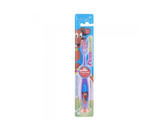 Зубная щетка Brush Baby FlossBrush BRB216 с присоской, сиреневая, от 6 лет