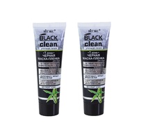 Маска для лица Витэкс Black Clean Глубоко очищающа на основе глины 75 г - 2 шт Vitex