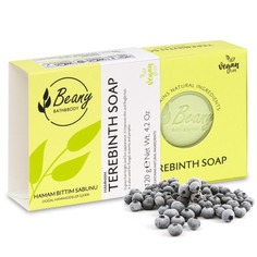 Мыло Beany твердое натуральное турецкое Terebinth Extract Soap с сосновой живицей