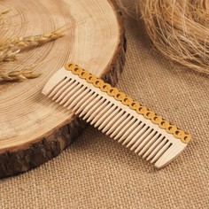 Расческа "Резьба", береста, 12х4,5 см No Brand