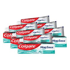 Комплект Зубная паста Colgate Макс блеск Кристальная мята 100 мл х 6 шт.