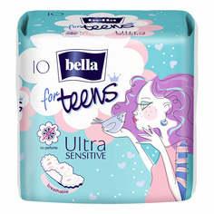 Прокладки женские Bella for teens с крылышками гигиенические 10 шт в ассортименте