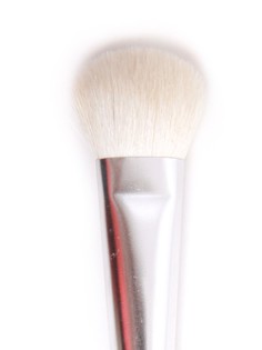 Кисть для пудры из козы овальная №24 (Цв: Silver) Kryolan
