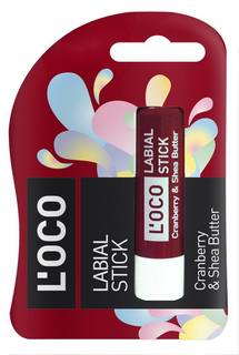 Бальзам для губ DCP HEMIGAL L’oco labial stick Клюква & масло ши 4,4 г