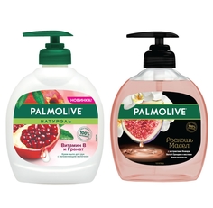 Набор Жидкого мыла для рук Palmolive Витамин B и Гранат 300 мл + Роскошь масел 300 мл
