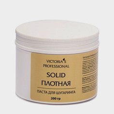 Паста для шугаринга сахарная Victorias Professional плотная 200 г.