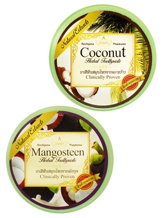 Набор зубных паст Rochjana с маслом кокоса 30 г + с экстрактом мангостина 30 г