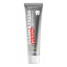 Зубная паста Consly Total White Гелевая отбеливающая с фтором 105 г