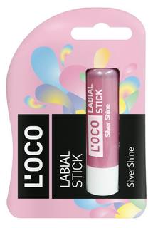 Бальзам для губ DCP HEMIGAL L’oco labial stick Серебристый блеск 4,4 гр, Сербия