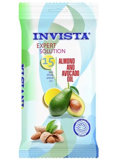 Влажные салфетки Invista Lux c экстрактом авокадо, регенерация и снятие зуда, 15 шт