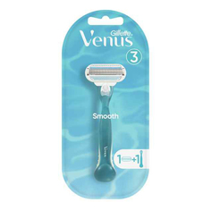 Бритвенный станок с 1 сменной кассетой Gillette Venus Smooth 3 лезвия