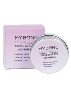 Скраб для губ Клубника Mybone