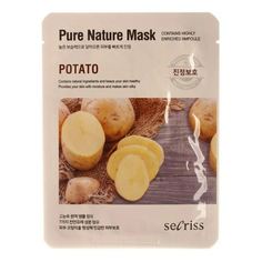 Маска тканевая для лица Anskin Secriss Pure Nature питание с экстрактом картофеля 25 г