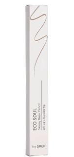 Карандаш для бровей The Saem Eco Soul Skinny Brow Pencil 03 Dark Brown