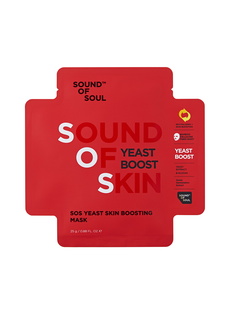 Маска для лица SOUND OF SOUL дрожжевая стимулирующая yeast boost 25 г