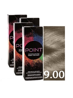 Крем-краска для волос POINT тон 9.00 спайка 4шт*100мл