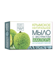 Мыло «С экстрактом маклюры и голубой глиной», 82г. Крымская Линия
