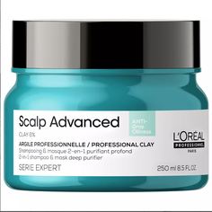 Маска LOreal Proffessionnel Serie Expert Scalp глубокого очищения 2-в-1 против жирности