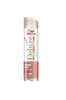 Лак для волос Wella Deluxe Seidiger Glanz Шелковый блеск экстрасильная фиксация