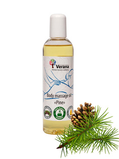 Массажное масло для тела "Сосна" Verana, натуральное 250 мл