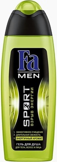 Гель для душа Fa Men "Sport. Двойное действие. Взрыв свежести", 250 мл