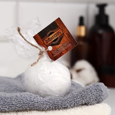 Шипучая бомбочка из гималайской соли Добропаровъ с эфирным маслом сосны, 140гр No Brand